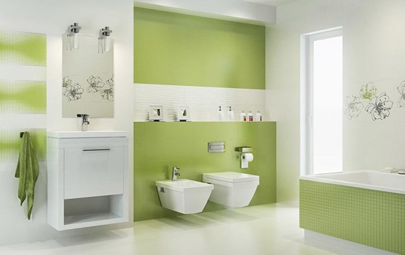 Как выбрать цвет плитки для ванной